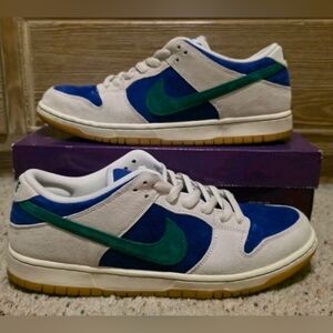 Size 12 Mens - Nike Dunk Pro SB Low Hyper Royal Malachite - HF3704-001